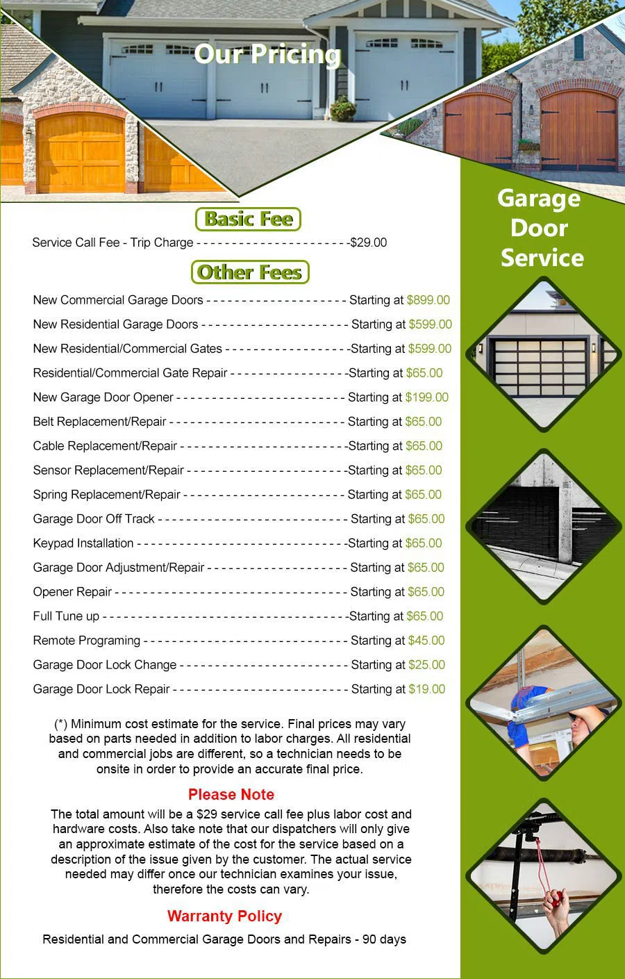 Galaxy Garage Door Service San Antonio, TX 210-245-6655